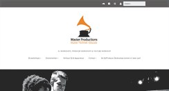 Desktop Screenshot of master-productions.nl