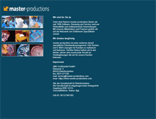 Tablet Screenshot of master-productions.com